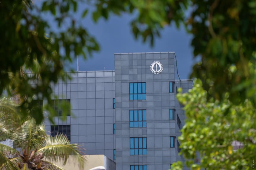 The Maldives Monetary Authority (MMA) headquarters in Malé. The central bank’s latest figures show usable reserves increased year-on-year, while gross official reserves declined in June. | Photo: Sun