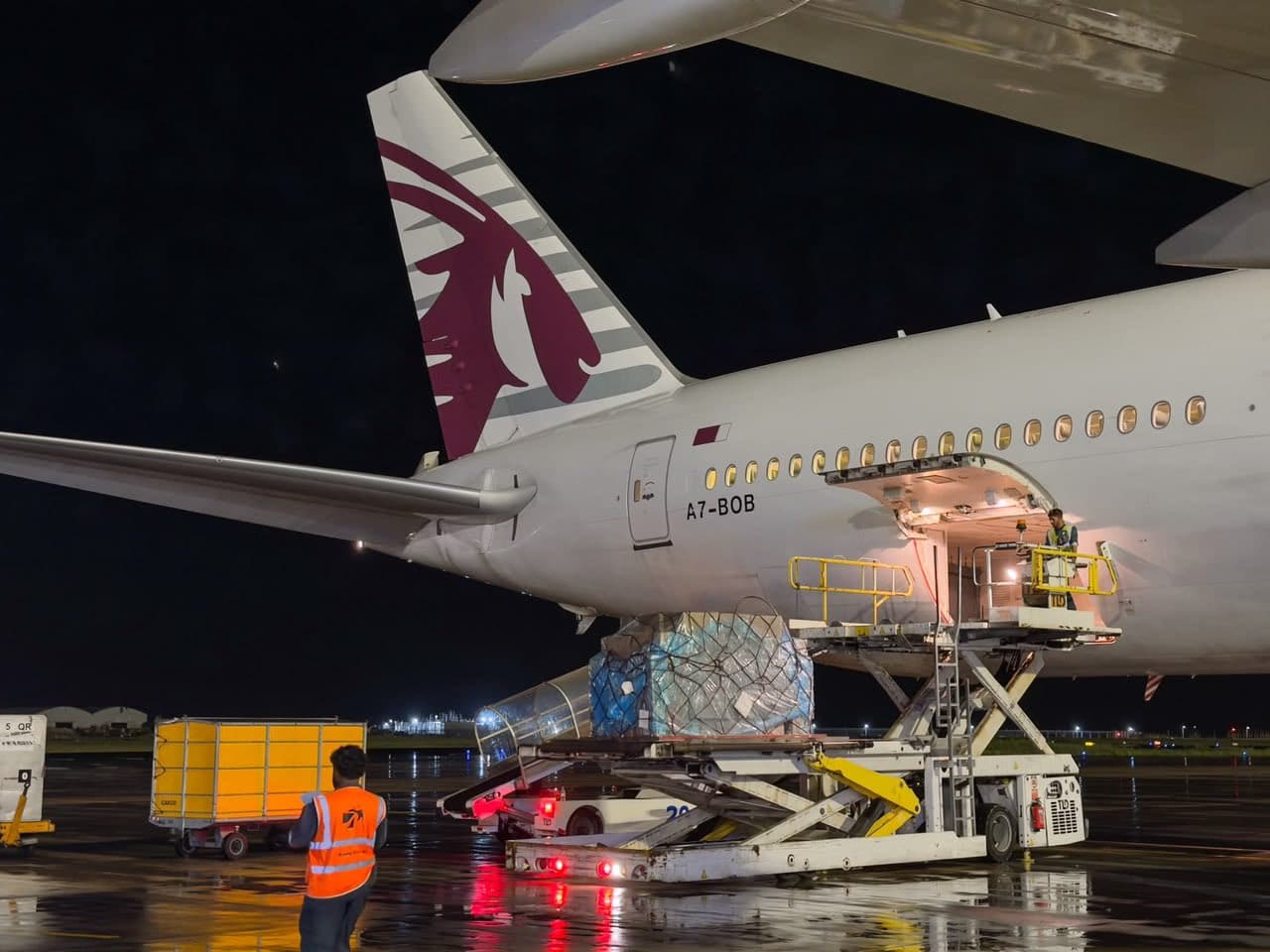 VIA handles first Cambodia cargo shipment