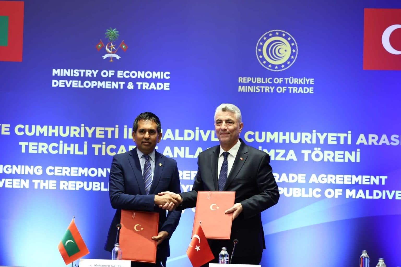 Maldives–Türkiye Preferential Trade Agreement Enters into Force