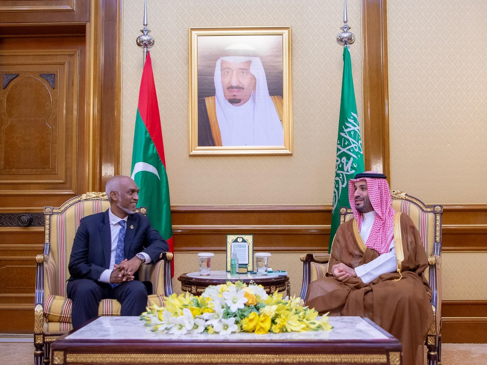 President Reaffirms Strong Maldives-Saudi Ties