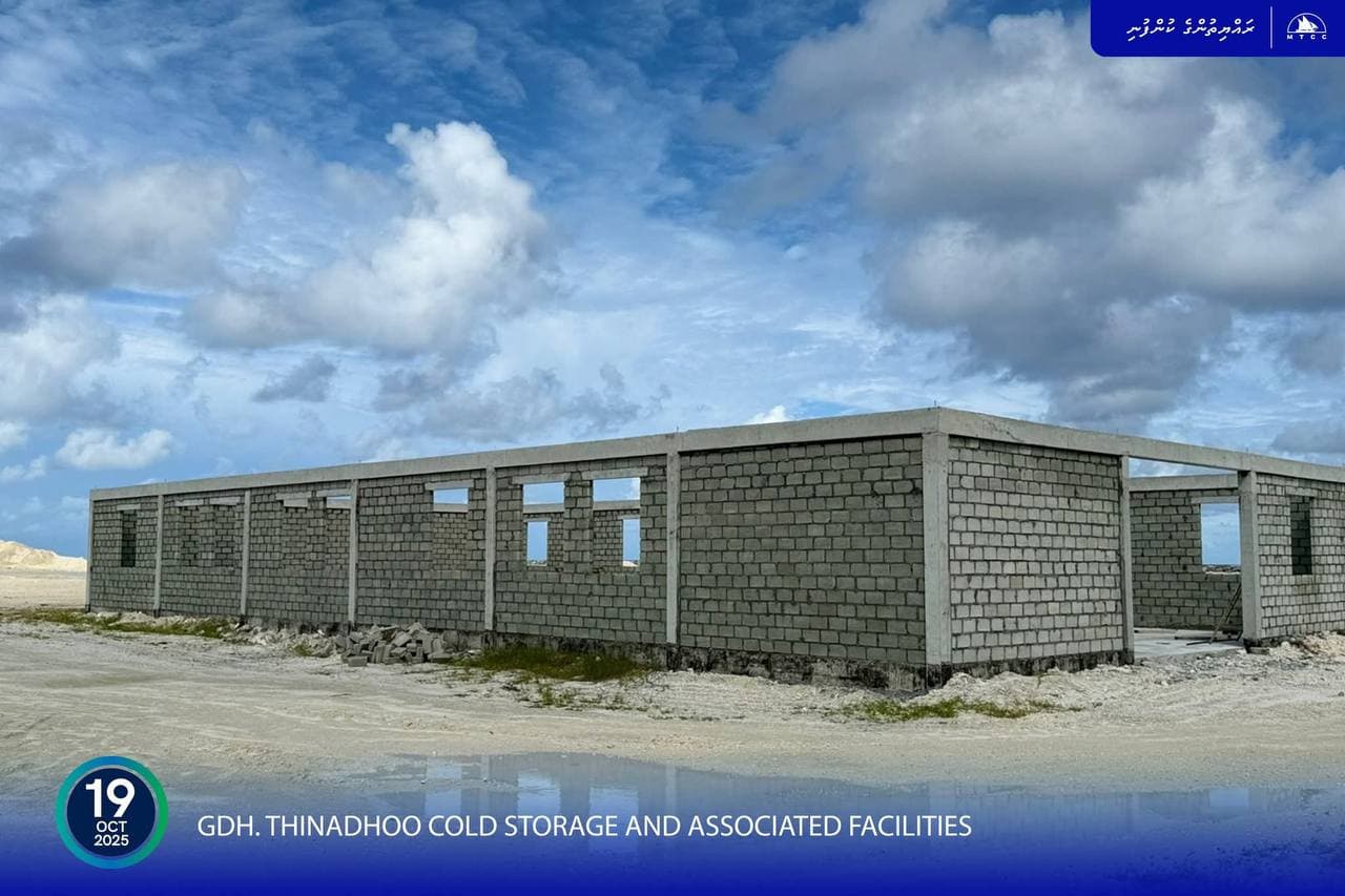 Work Progresses on GDh. Thinadhoo Cold Storage Facility