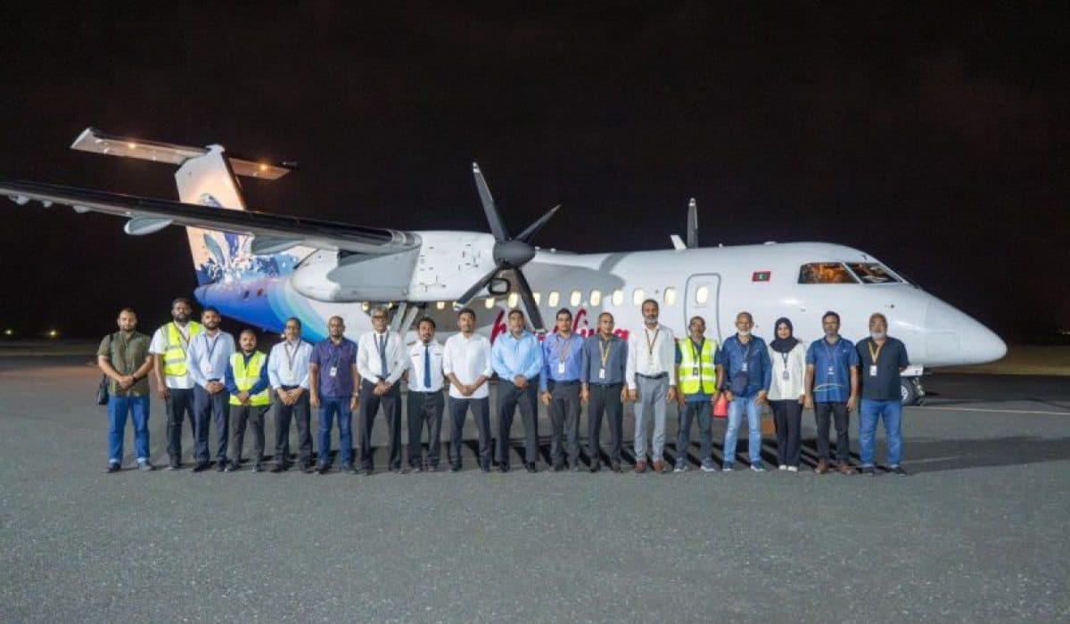 Funadhoo Airport Begins Night Flight Tests
