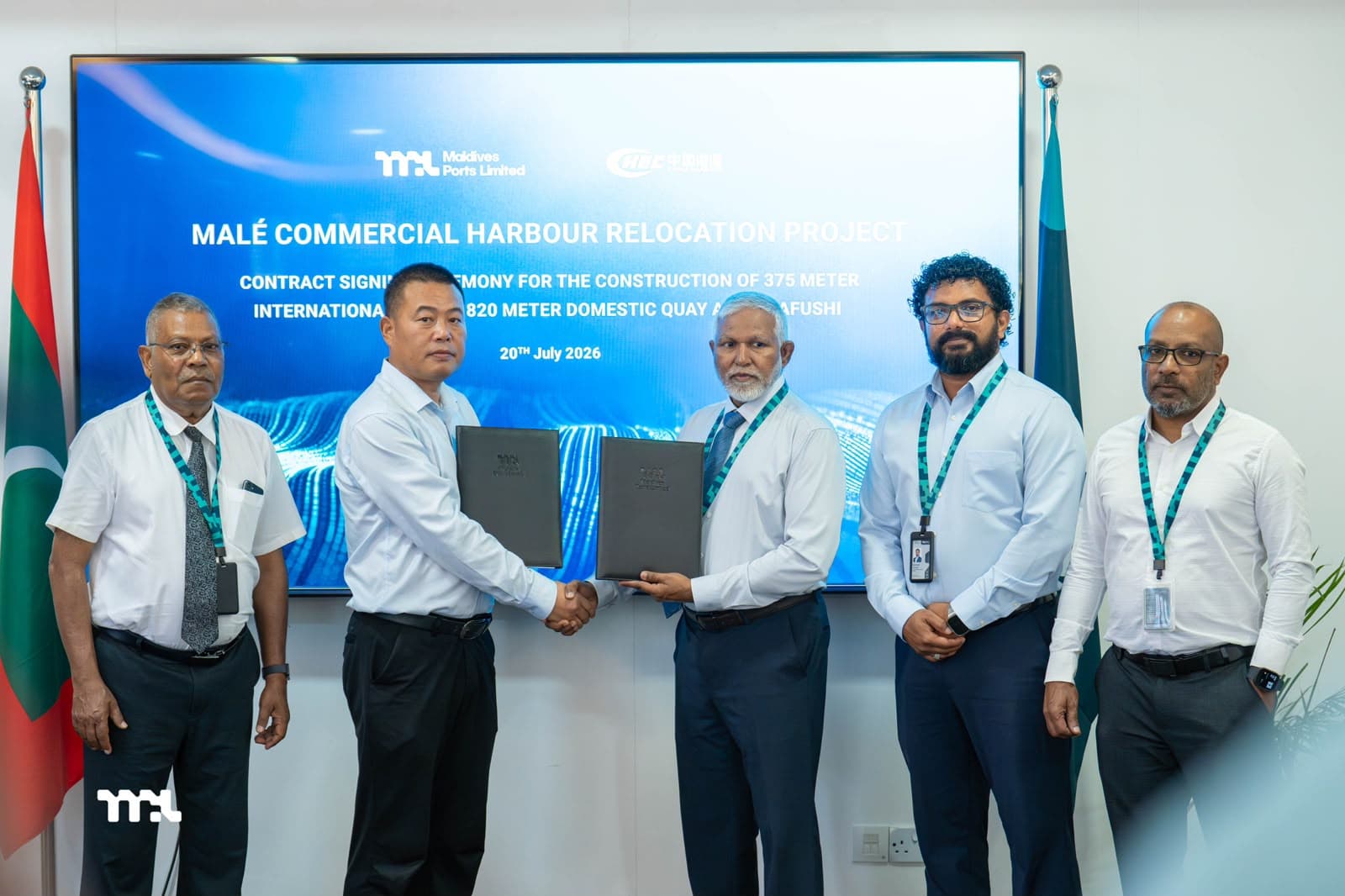 Chinese Firm to Build Key Wall for Thilafushi Port Project